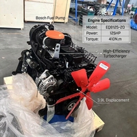 Moteur diesel EQB125-20 de DCEC pour pièces détachées de camions Dongfeng et JAC, 3.9L 92KW 125HP 4 cylindres