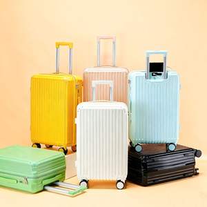 Valise personnalisée rechargeable givrée légère unisexe, petite valise de voyage avec roulettes silencieuses et poignée télescopique - Product Image 3