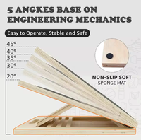 Planche d'étirement de mollets en bois écologique, pliable et réglable, populaire pour la maison, avec impression sérigraphique