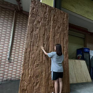 Tablero de <span class=keywords><strong>Madera</strong></span> Sintética PU con Simulación de Grano de <span class=keywords><strong>Madera</strong></span>, Revestimiento de Pared Exterior con Diseño de Piedra Antigua - Product Image 3