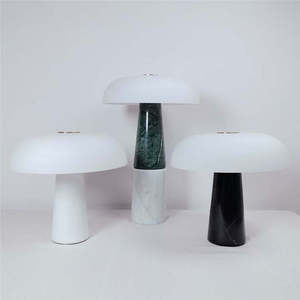 Marble Table <b>Lamp</b> <b>Led</b> <b>Light</b> Source E27 Bulb Base Switch Control Home Decorative Desk Bedside <b>Lamp</b> - Product Image 4