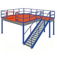Système de rayonnage à plateformes en acier pour entrepôt, fabriqué en Chine, pour le stockage de matelas, avec mezzanines multi-niveaux