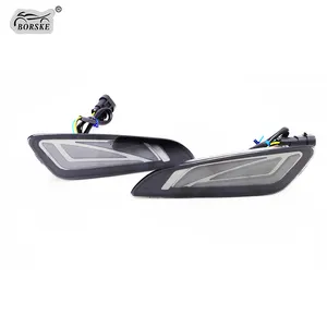 BORSKEメーカー卸売オートバイスクーターアクセサリー防水LEDターンランプベスパスプリント用フロントターンライト