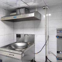 Système de hotte aspirante de cuisine commerciale en acier inoxydable