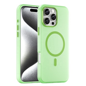 เคสโทรศัพท์มือถือแบบใสมีแม่เหล็ก OEM เคสด้านหลังแบบ TPU กันกระแทกสำหรับ iPhone 16 PRO MAX A-772 - Product Image 5