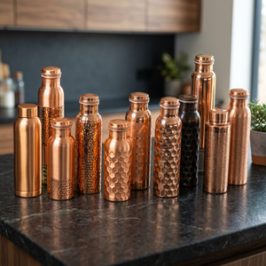 Manufacturer Customizable Copper Sport Foldable Water Bottles Drinkware Eco-Friendly Food Safe Health Hygienic Anti-Premium - Product Image 2