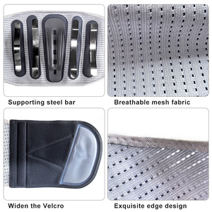 Fspg thép thoáng khí Tấm hỗ trợ trở lại Brace eo huấn luyện viên vành đai thắt lưng hỗ trợ - Product Image 3