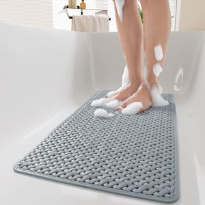 CR Bathtub <strong>Mat</strong> <strong>Non</strong> <strong>Slip</strong> With Suction Cups and Drain Holes, Machine Washable <strong>Shower</strong> <strong>Mat</strong> Anti <strong>Slip</strong> Bath <strong>Mat</strong> for Tub for Kids - Product Image 1