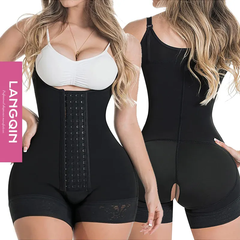 Fajas Colombianas compression Postpartum Girdle Stage Bust skims Bodysuit butt lifter women tummy control faha shapewear Bodi