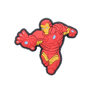 Divertenti <span class=keywords><strong>accessori</strong></span> DIY nuovi in PVC <span class=keywords><strong>Avengers</strong></span> serie Clog Cave scarpe con fibbia e Charms fiore scarpe staccabili - Product Image 3