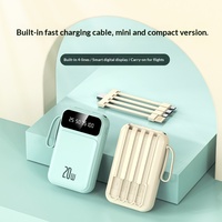 Batterie externe compacte et portable 10000 mAh avec quatre ports détachables, charge rapide 10W, personnalisable avec logo – Offre spéciale
