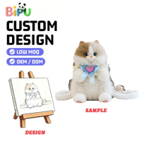 Sac à dos en peluche chat Ragdoll personnalisé BIPU, sac à bandoulière mignon en peluche longue, fabricant OEM ODM de sacs à dos en peluche