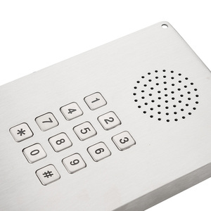 Téléphone VoIP étanche IP65 de haute qualité pour salle blanche avec clavier métallique, SIP résistant à l'oxydation pour salles blanches - Product Image 6