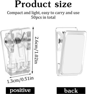 Clips <span class=keywords><strong>auto</strong></span>-adhésifs <span class=keywords><strong>tapisserie</strong></span> collant mur Photo affiche Clip en plastique collant suspendu pinces à ressort pour bureau Photo décorations - Product Image 4