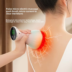 Herramienta Electrónica de Masaje para Adelgazar el Cuerpo <span class=keywords><strong>en</strong></span> Casa, Cepillo de Masaje con Calor para Espalda, Brazos y Cuello, Anticelulitis, Raspado, Meridianos y Ventosas - Product Image 3