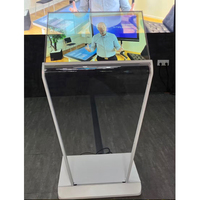 Écran OLED transparent de 55 pouces, affichage numérique sur pied, écran tactile créatif, moniteur d'affichage numérique