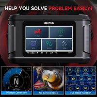 OBDPROG M500 Herramienta de Diagnóstico OBD2 para Autos, Lector de Códigos, Escáner Automotriz, Versión Completa
