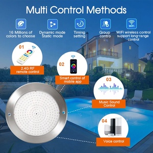 Hồ bơi dẫn ánh sáng dưới nước IP68 SS316 nước biển nhựa đầy <span class=keywords><strong>RGB</strong></span> chìm đèn <span class=keywords><strong>LED</strong></span> 12V dưới nước hồ bơi ánh sáng - Product Image 2