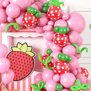 Kit de Guirnalda de Globos de Látex Rosa y Verde Estilo Boho para Decoración de Fiestas de Cumpleaños y Baby Shower para Niñas - Product Image 3