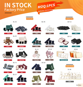 Nhà sản xuất du lịch hộp đồ trang sức tổ chức Lưu trữ trường hợp vòng đeo tay vòng Vòng trang sức hiển thị Box với ánh sáng - Product Image 5