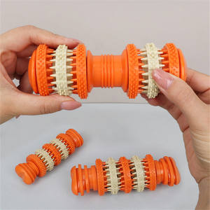 Juguete Masticable Resistente para Perros con Dispensador <span class=keywords><strong>de</strong></span> Comida, Juguete Interactivo para Limpiar los Dientes, Juguete <span class=keywords><strong>de</strong></span> Rompecabezas para Perros Mordedores Agresivos - Product Image 6