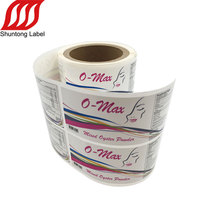 Couleur chinoise Impression Fabricant Adhésif Autocollant Étiquettes Blanches, Cosmétiques de marque Privée