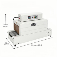 Machine d'emballage automatique à tunnel thermique pour film PVC, boîtes et bouteilles alimentaires, modèle Mesh 3020