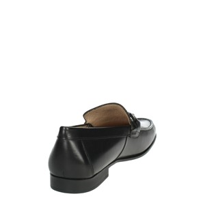 Scarpe eleganti mocassino nere 110600 da uomo suola Oxford di lusso e soletta in vera pelle per feste in ufficio o matrimonio - Product Image 3