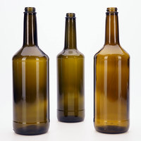 Bouteille d'huile d'olive verte antique VISTA 250 ml 50 cl 75 cl 1 litre vide pour la cuisine, le vinaigre, l'huile de cuisson, bouteille Marasca avec bouchon à vis