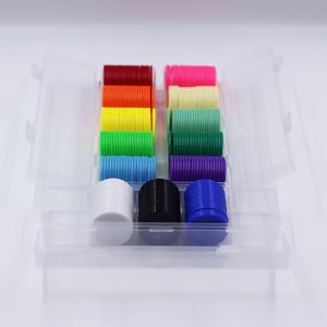 เหรียญพลาสติกสั่งทำขายส่ง คุณภาพดี พิมพ์โลโก้และหมายเลขสีสันสดใส ด้านเดียวหรือสองด้าน สำหรับอุปกรณ์เสริมเกมกระดาน - Product Image 3