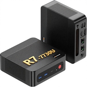 Mini PC BOSGAME P4 con AMD <span class=keywords><strong>Ryzen</strong></span> 7 <span class=keywords><strong>7730U</strong></span> (4.5GHz), 16GB DDR4, SSD PCIe de 1TB, Doble LAN 2.5G, Wi-Fi 6E, BT5.2, Triple 4K/6E/BT5.2 - Product Image 1