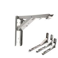 Support mural pliable en acier inoxydable robuste de 8/10/12/14 pouces pour table de travail