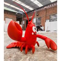 Sculpture géante en fibre de verre personnalisable pour extérieur : Crabe ou Homard