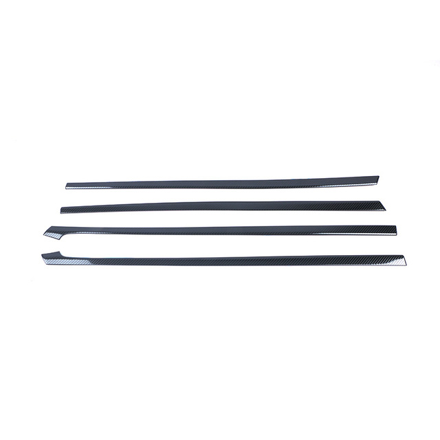 Car Stainless Steel Interior Accessories Suitable for Hyundai 2021 Elantra Carbon Fiber Door Panel Trim Strips