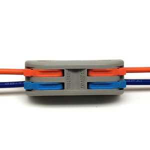 Conector <span class=keywords><strong>de</strong></span> cable <span class=keywords><strong>de</strong></span> palanca enchufable en línea 222-2 para sistemas <span class=keywords><strong>de</strong></span> iluminación y alimentación automotriz 32A 250V, empalme rápido a tope - Product Image 4