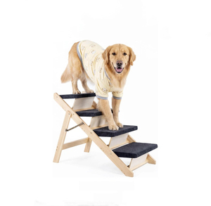 Rampa Regolabile <span class=keywords><strong>per</strong></span> Cani, Pieghevole in Legno <span class=keywords><strong>per</strong></span> Salire su Letto, Divano o <span class=keywords><strong>Auto</strong></span> - Product Image 1
