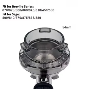Embudo Dosificador de Café de 53 mm de Precisión, Transparente, de Grado Alimenticio, ABS, para Breville <span class=keywords><strong>Barista</strong></span> Express/Pro/Touch (870/878/880) y Serie <span class=keywords><strong>Sage</strong></span> - Product Image 2