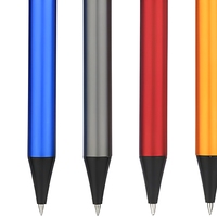 Stylo bille en métal rechargeable 0,5 mm avec clip, idéal pour le bureau, l'école et les cadeaux promotionnels
