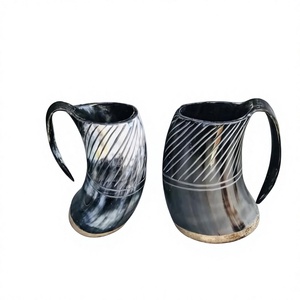 Eco Friendly Beer Mugs <b>Gifts</b> <b>Sets</b> <b>Cheap</b> Price Viking Natural Horn Beer Mugs Decorative Moscow Mule Horn Mugs For Bar Supplies - Product Image 1