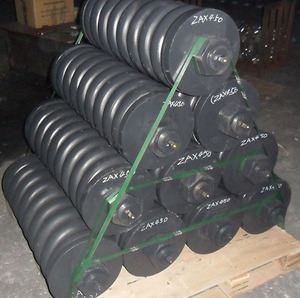 Phụ tùng máy xúc R200 R210 <span class=keywords><strong>R210LC</strong></span>-7 R220 r225 R250 bánh xe làm biếng phía trước, lắp ráp điều chỉnh theo dõi và bánh xích - Product Image 4