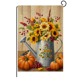 Lễ Tạ Ơn Vườn Cờ Hiện Đại Nhỏ Đầy Màu Sắc Cờ Cho Ngoài Trời & Sân Đảng Trang Trí Nội Thất Thân Thiện Với Môi Lanh Mùa Thu Thu - Product Image 4