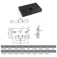 Plaque de fixation d'extrémité C-Beam de haute qualité BulkMan3D pour actionneur linéaire C-Beam, système de rail linéaire C-Beam, routeur CNC