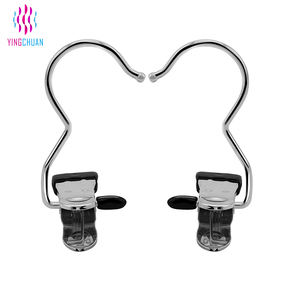 Großhandel <span class=keywords><strong>Mini</strong></span> Small one Single Metalls tiefel Clips Kleiderbügel für kostenlose Probe - Product Image 4