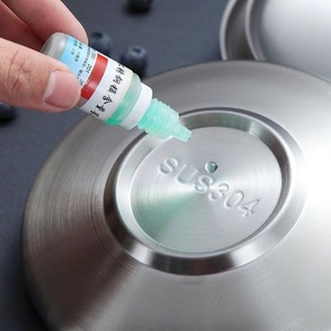 Stainless Steel Double Layer Heat Insulating Round Plate For Grilling Meat And Sashimi Serving Party Use - Product Image 4