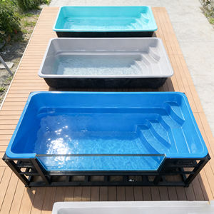 สระว่ายน้ำอะคริลิกเหนือพื้นดินพร้อมหน้าต่างใสสำหรับระเบียง อ่างน้ำร้อนและน้ำเย็น - Product Image 2