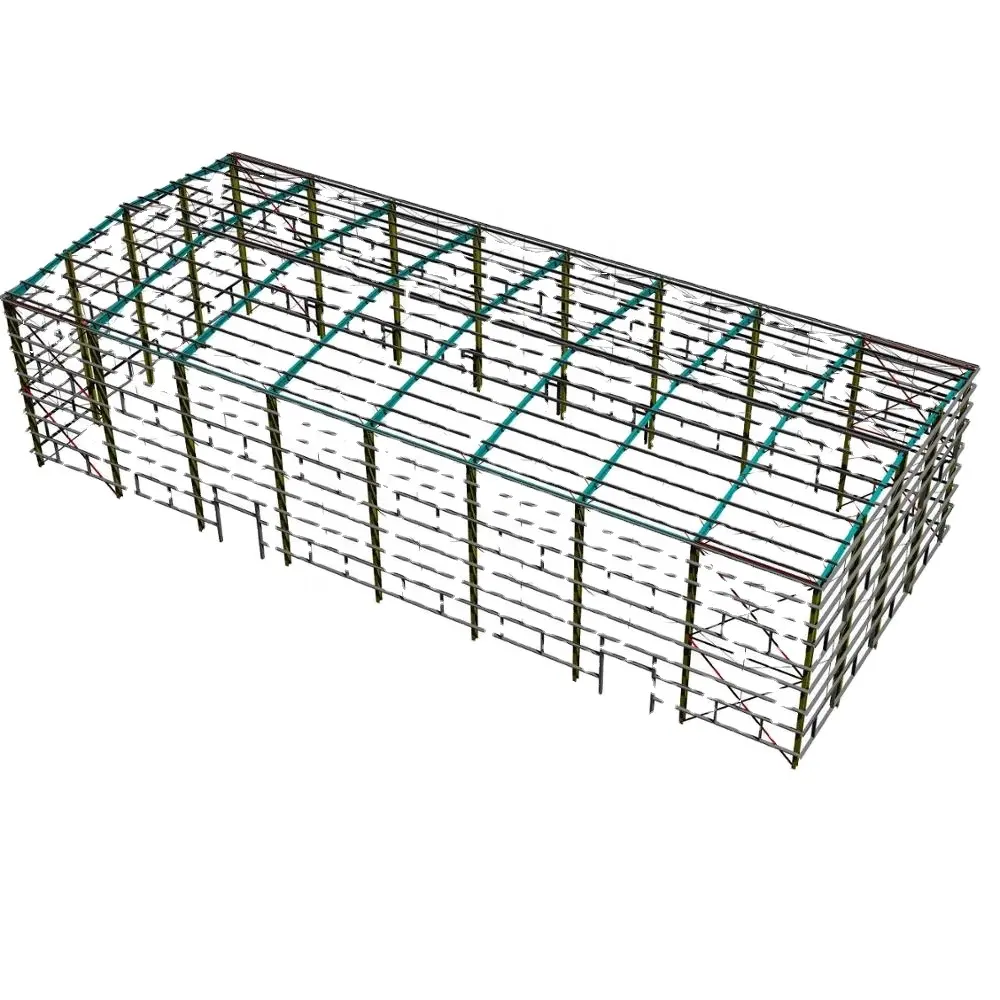 50 Years warranty wind resistant metal structure warehouse drawings