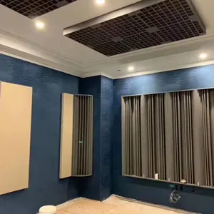 Home Theater Penyebar Suara Langit-langit Akustik Panel Audio Kamar Kayu Akustik Panel Penyebar Suara Panel Diffuser untuk Studio