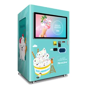 Precio de fábrica Venta caliente interior Hipermercado Máquina inteligente de helados | Supermercado Hacer dinero Máquina expendedora para la venta