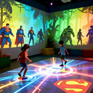 AR Holographic Interactive Projection System for Children with 3D Immersive Games Indoor Entertainment Room - Product Image 1