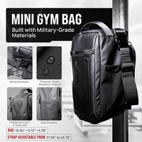 Bouteille d'eau magnétique personnalisée avec logo d'usine, sac de sport bandoulière compact, mini sac d'entraînement unisexe en polyester léger